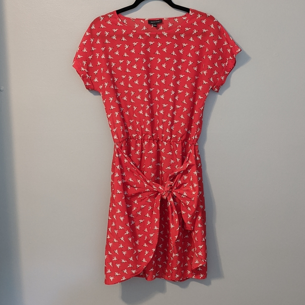 Spenser | Bird Print Wrap Dress